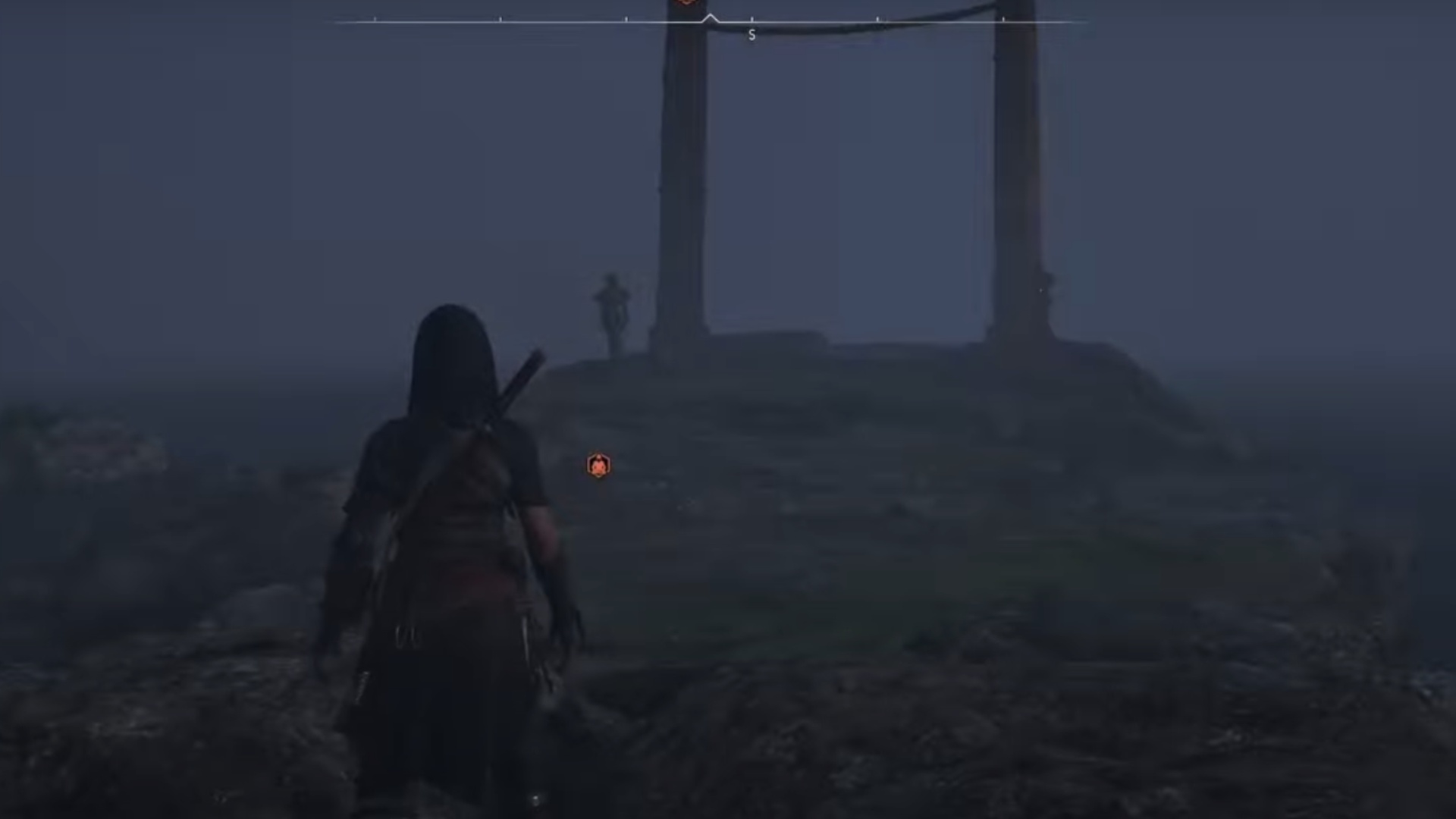 Naoe in front of the Tori Gate (Image via Ubisoft)