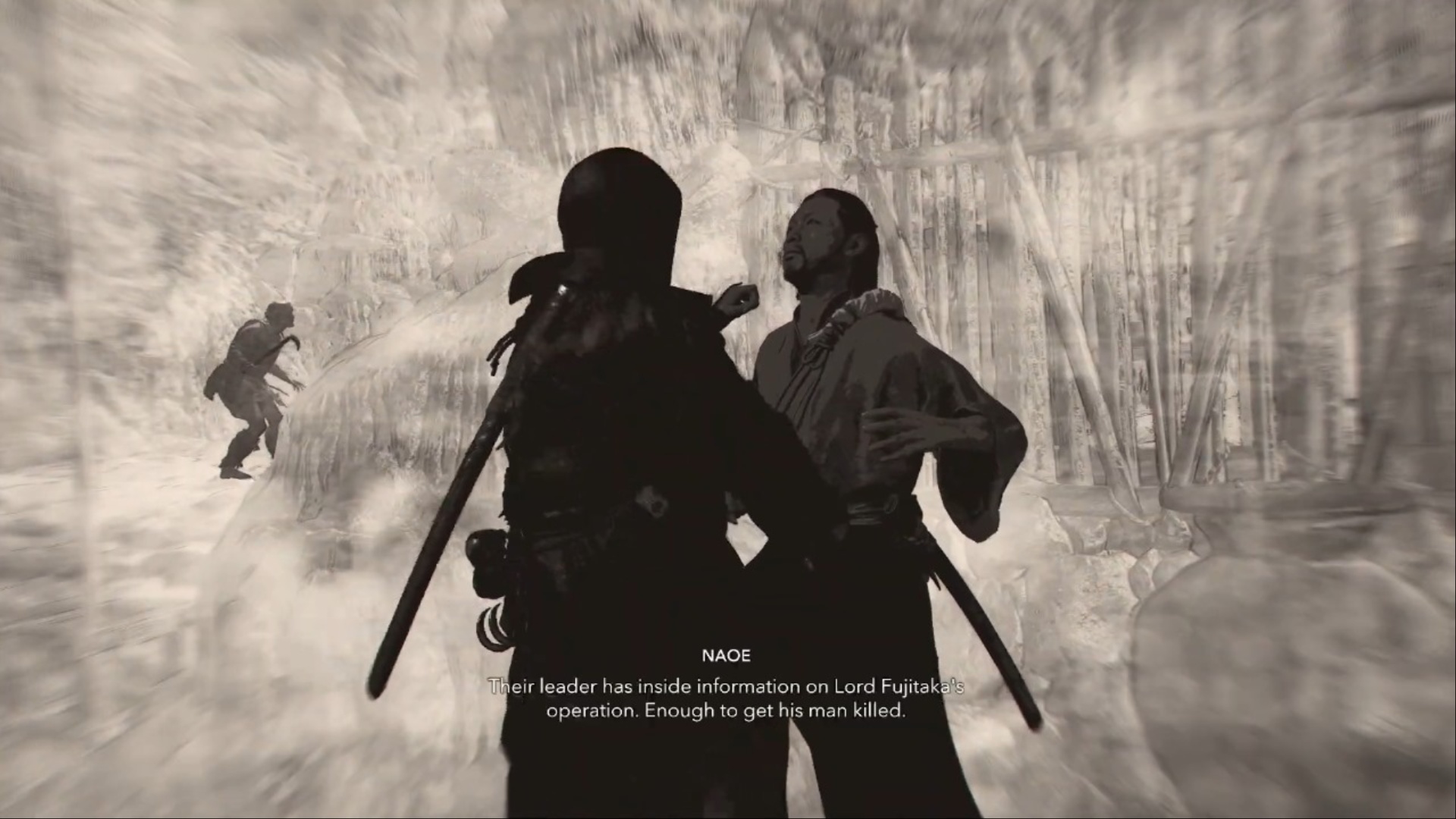 Naoe finishing off the Interrogator (Image via Ubisoft)