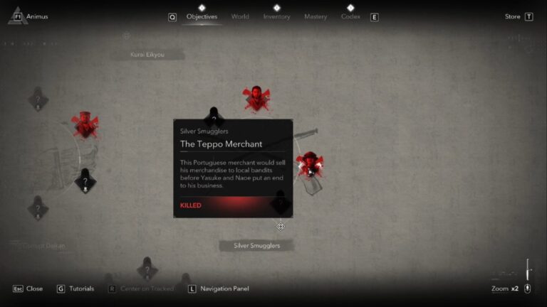 The Teppo Merchant in Assassin’s Creed Shadows (Image via Ubisoft)