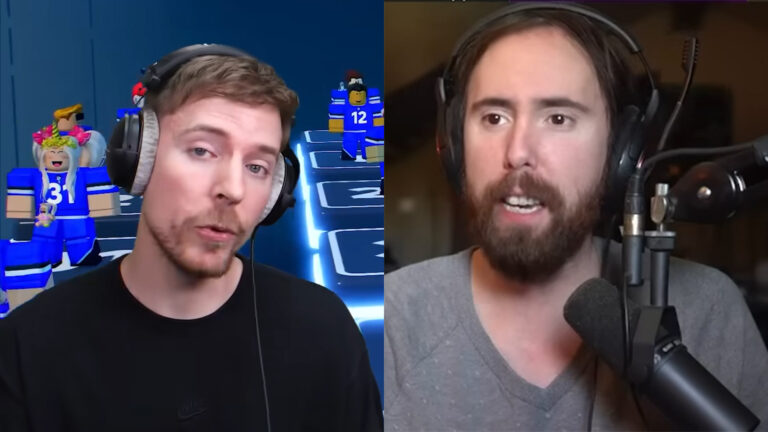 MrBeast and Asmongold in images