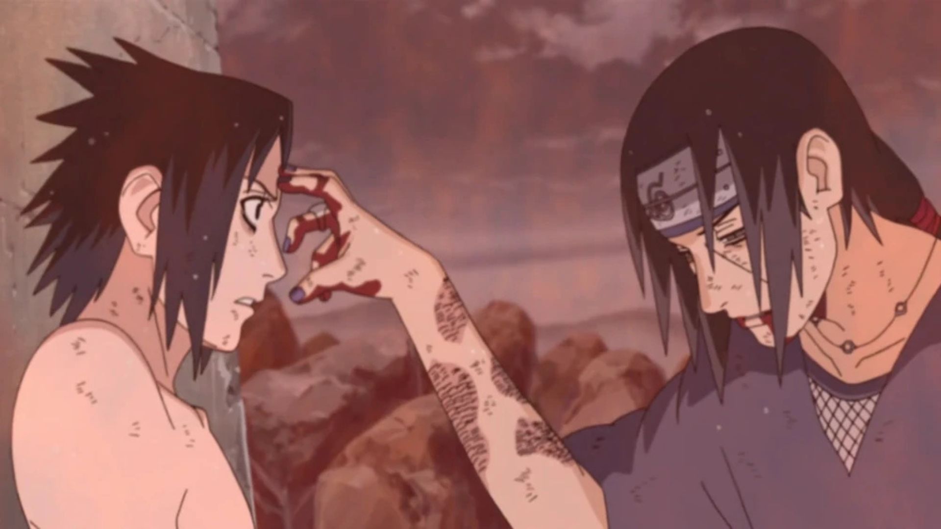 Sasuke and Itachi as seen in the Naruto: Shippuden anime (Image via Studio Pierrot)
