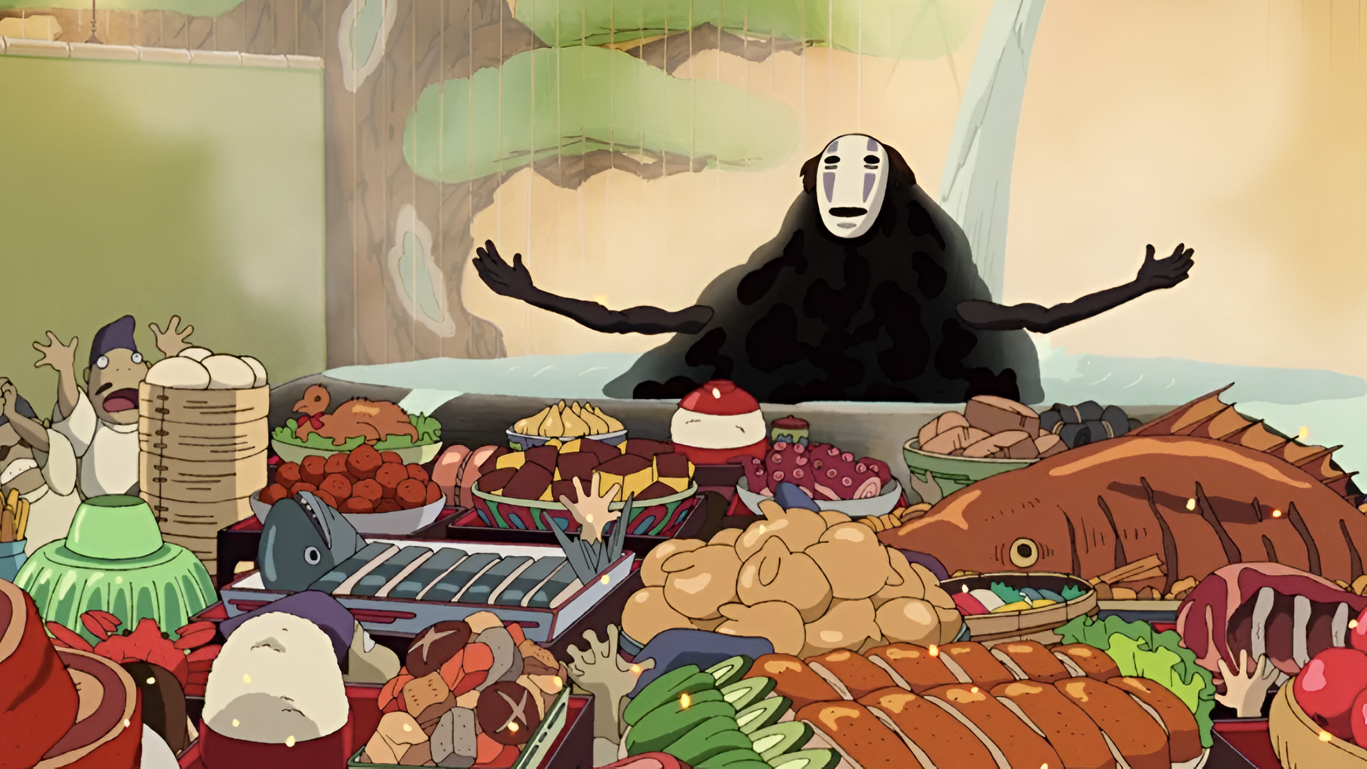 No Face as seen in anime (Image via Ghibli Studios)