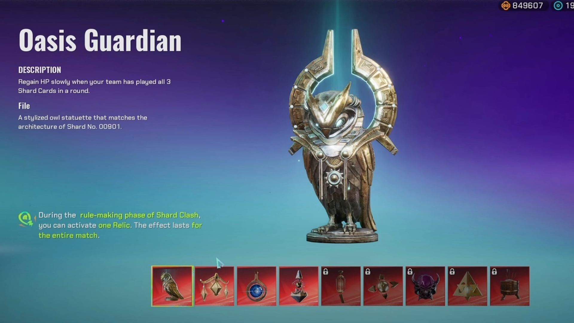 Oasis Guardian Relic