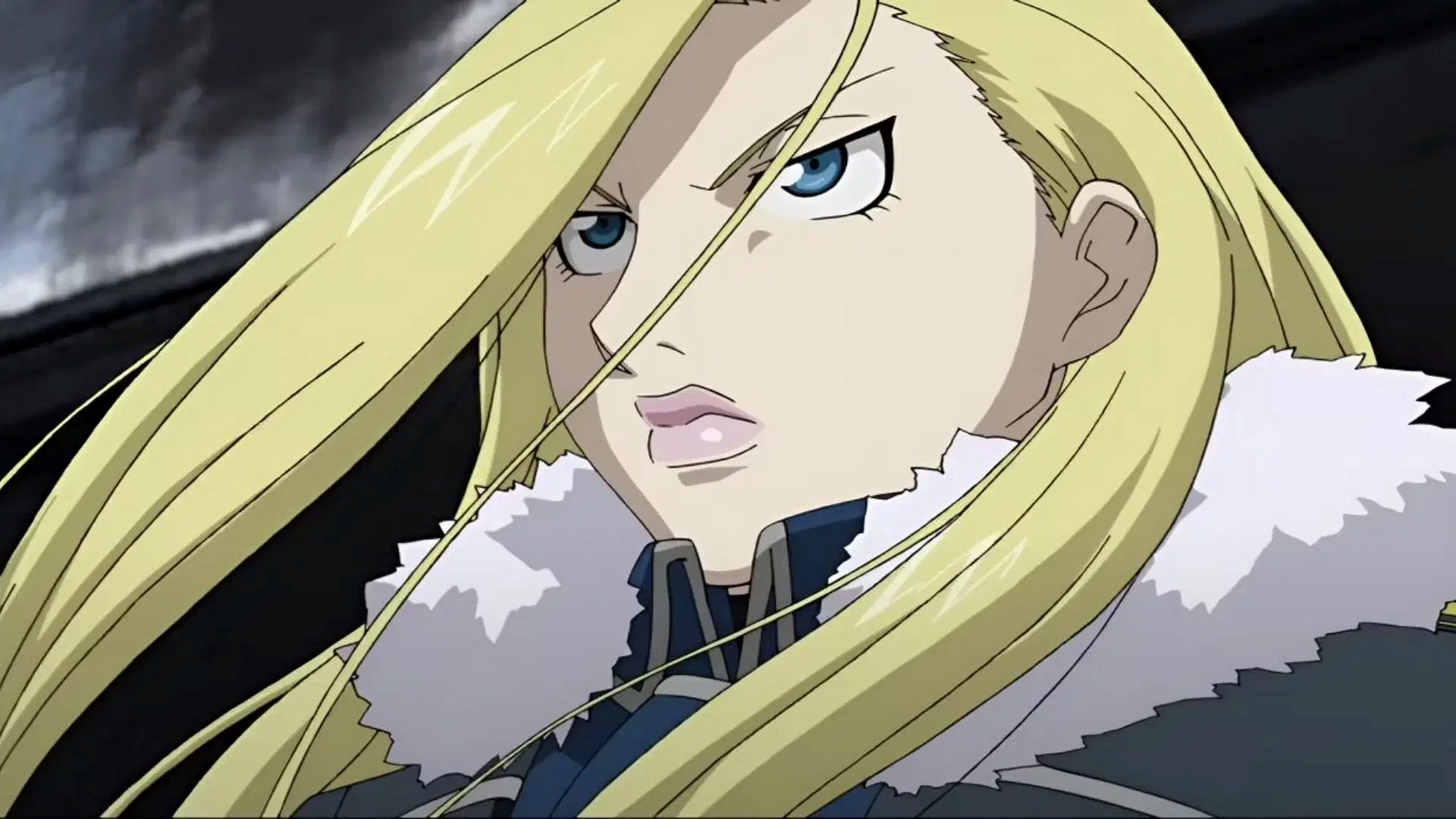 Olivier Mira Armstrong from Fullmetal Alchemist Brotherhood