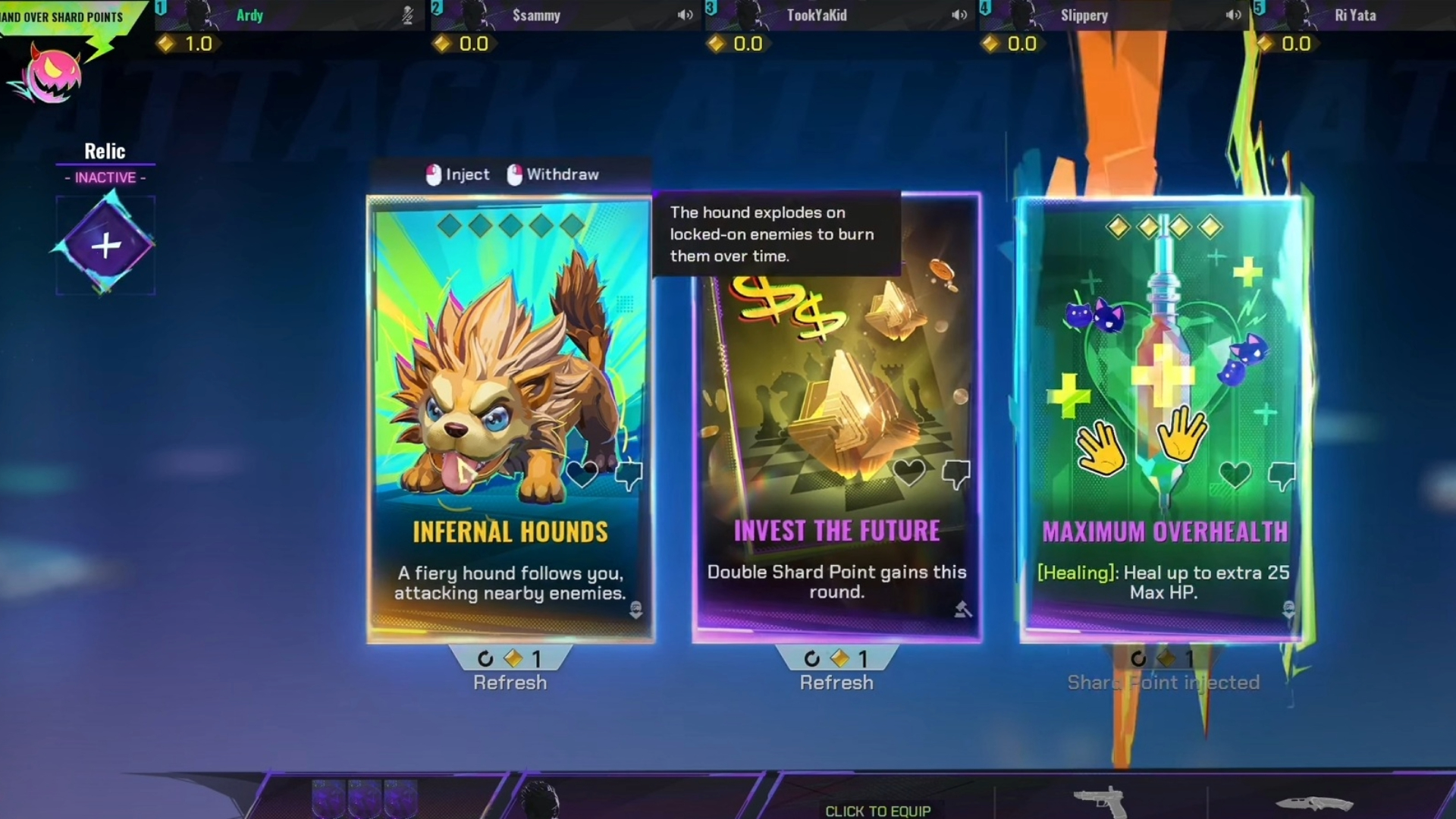 One of the Healing Shard Cards