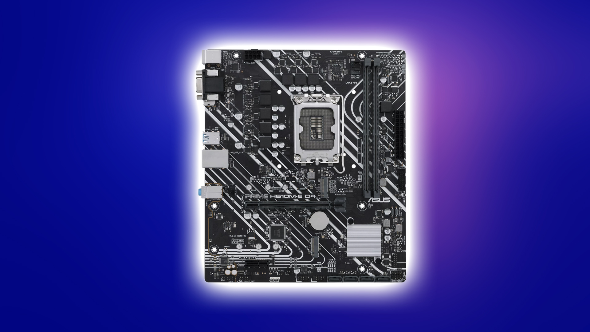 Asus prime H610 motherboard