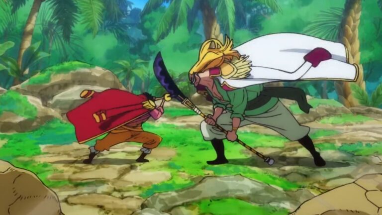 Roger vs. WHitebeard in One Piece