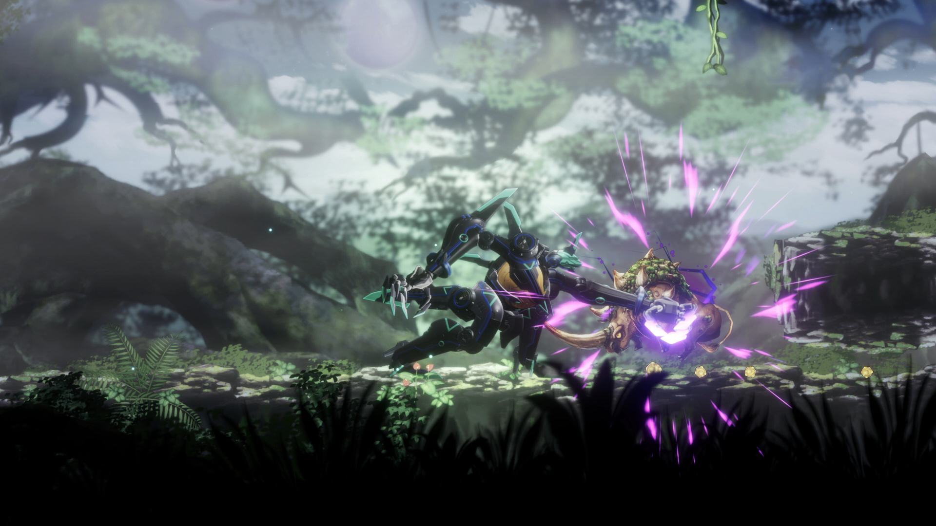 Gameplay screenshot from Shadow Labyrinth (Image via Bandai Namco Entertainment)