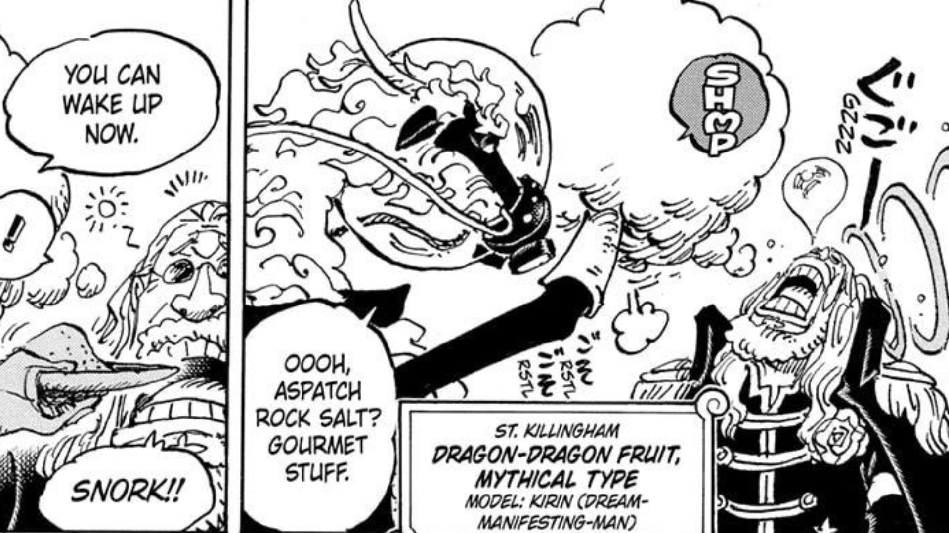 Killingham and Sommers as seen in the One Piece manga (Image via Shueisha)