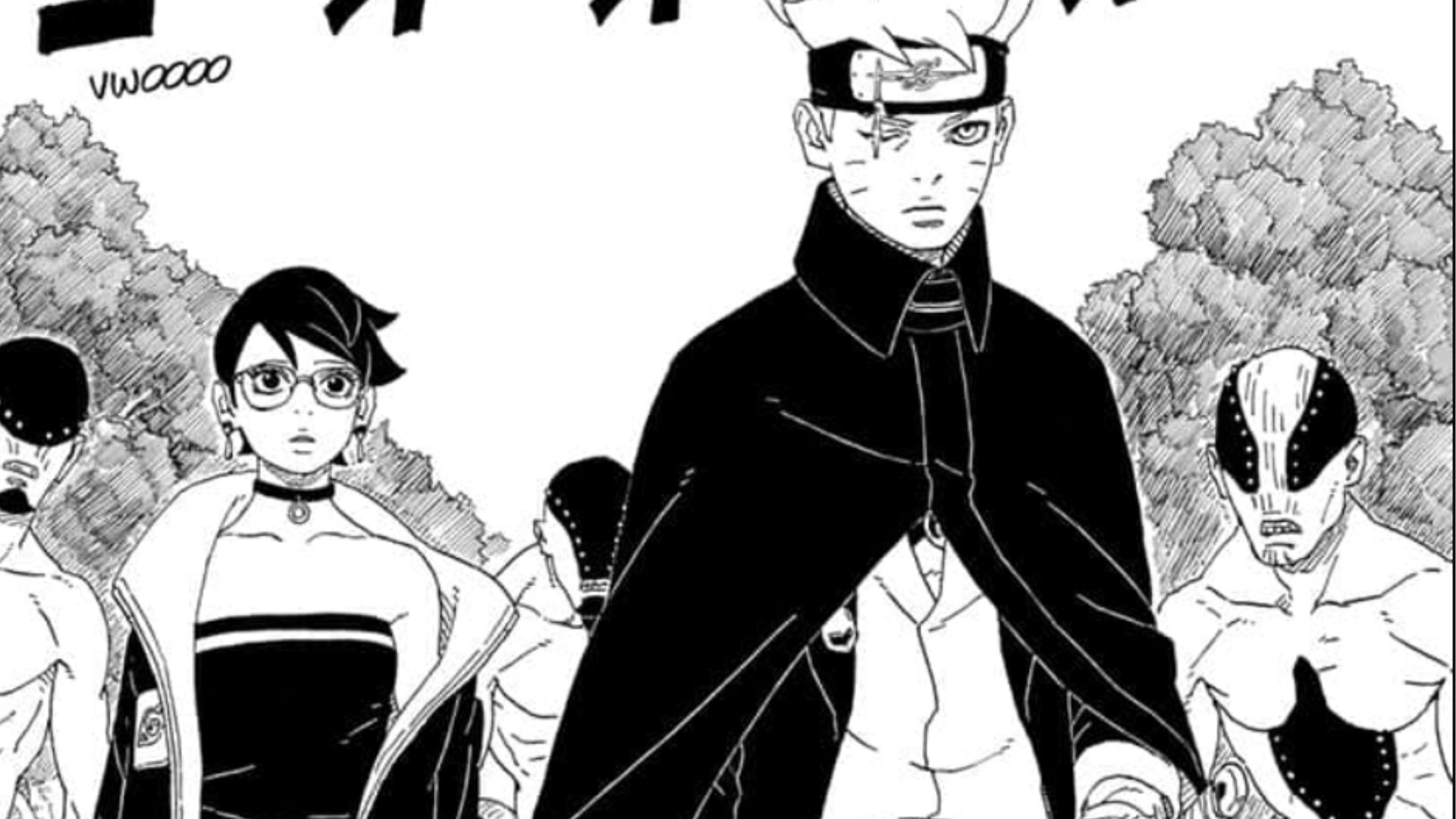 Sarada and Boruto as seen after timeskip