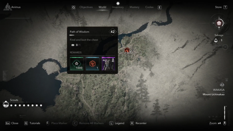 Path of Wisdom Location