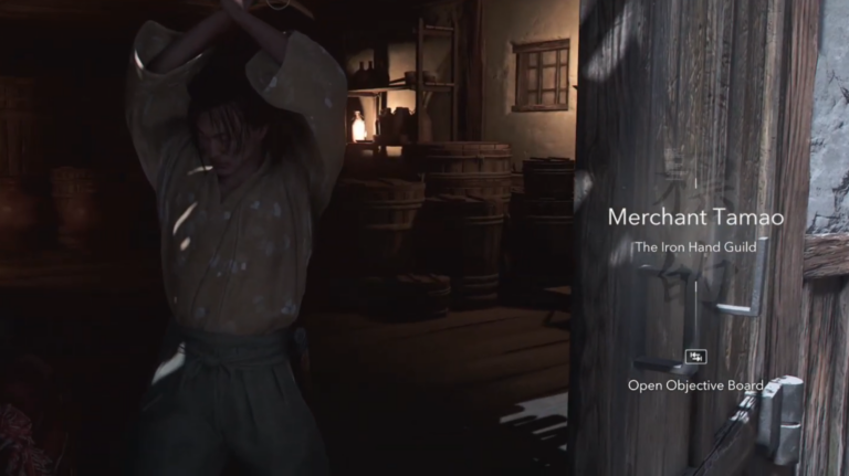 Assassinate or Spare Merchant Tamao as part of the Iron Hand Guild quest
