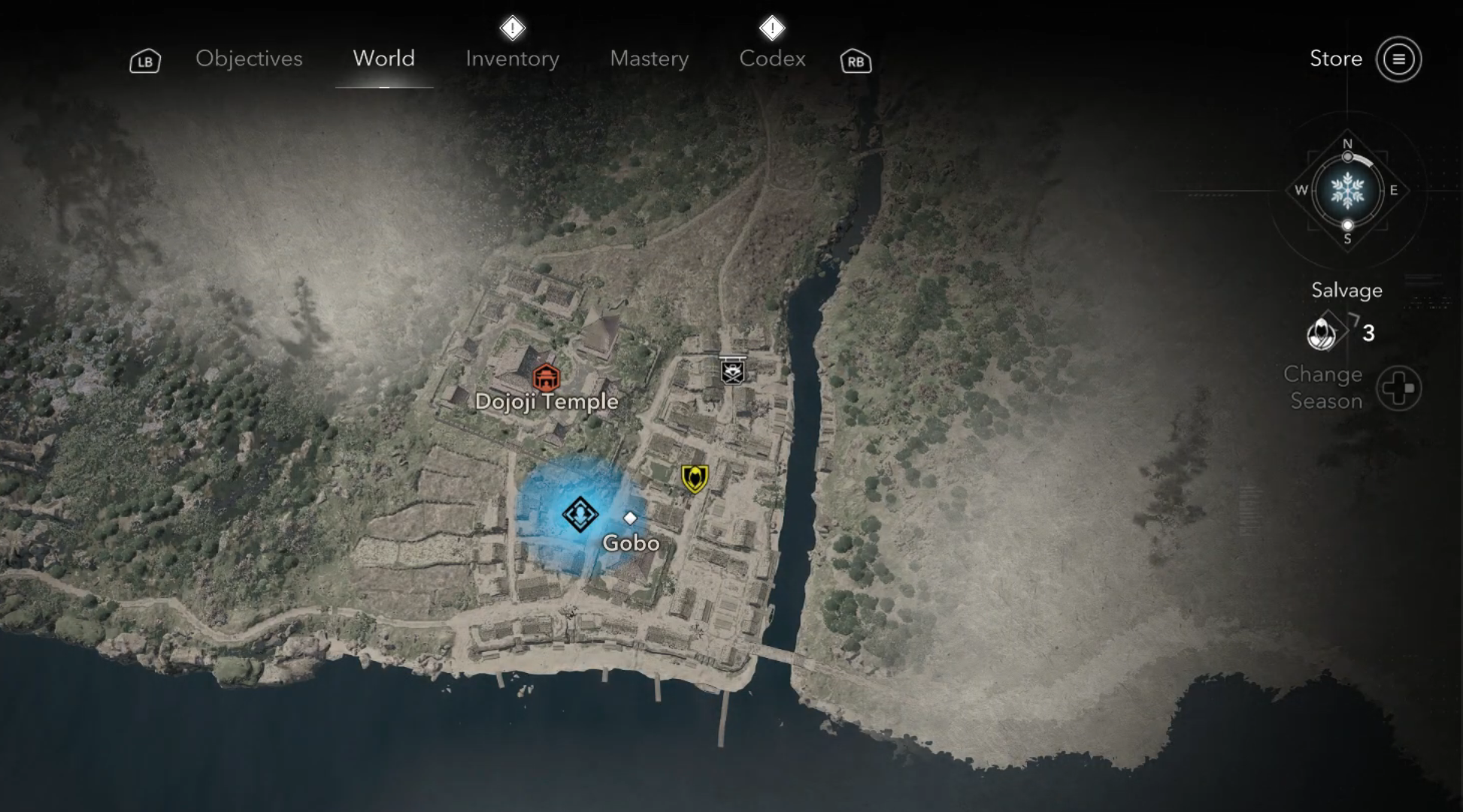Locate Raider Sobei in Assassin's Creed Shadows