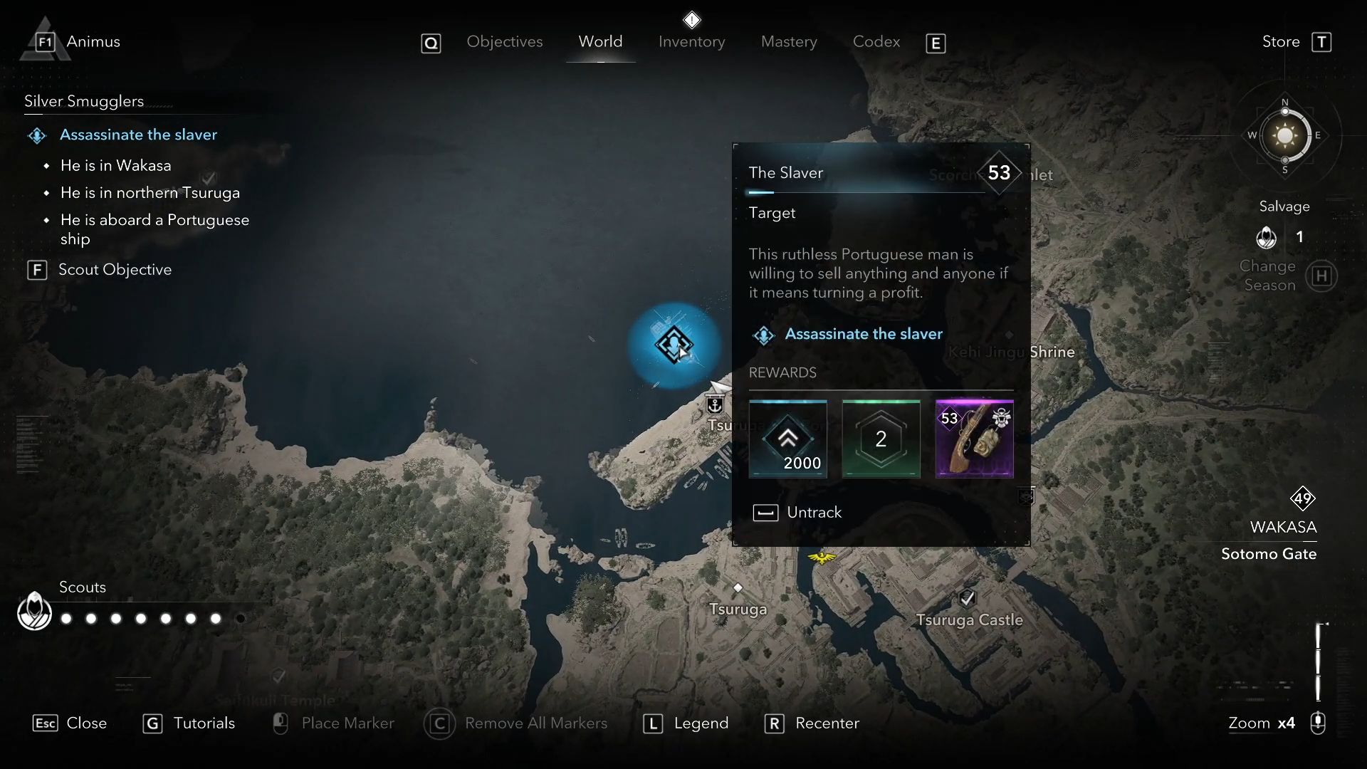 The Slaver's location