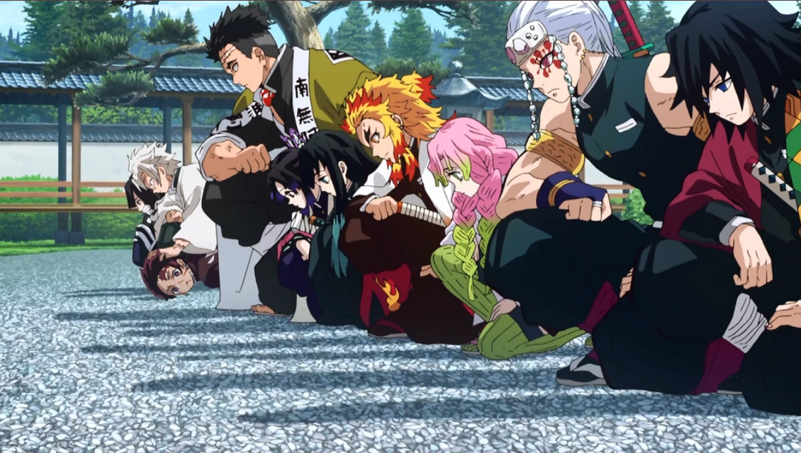 Hasira bowing to Kagaya