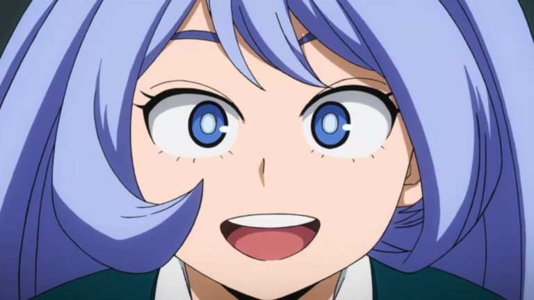 Nejire Hado when being introduced to class 1-A