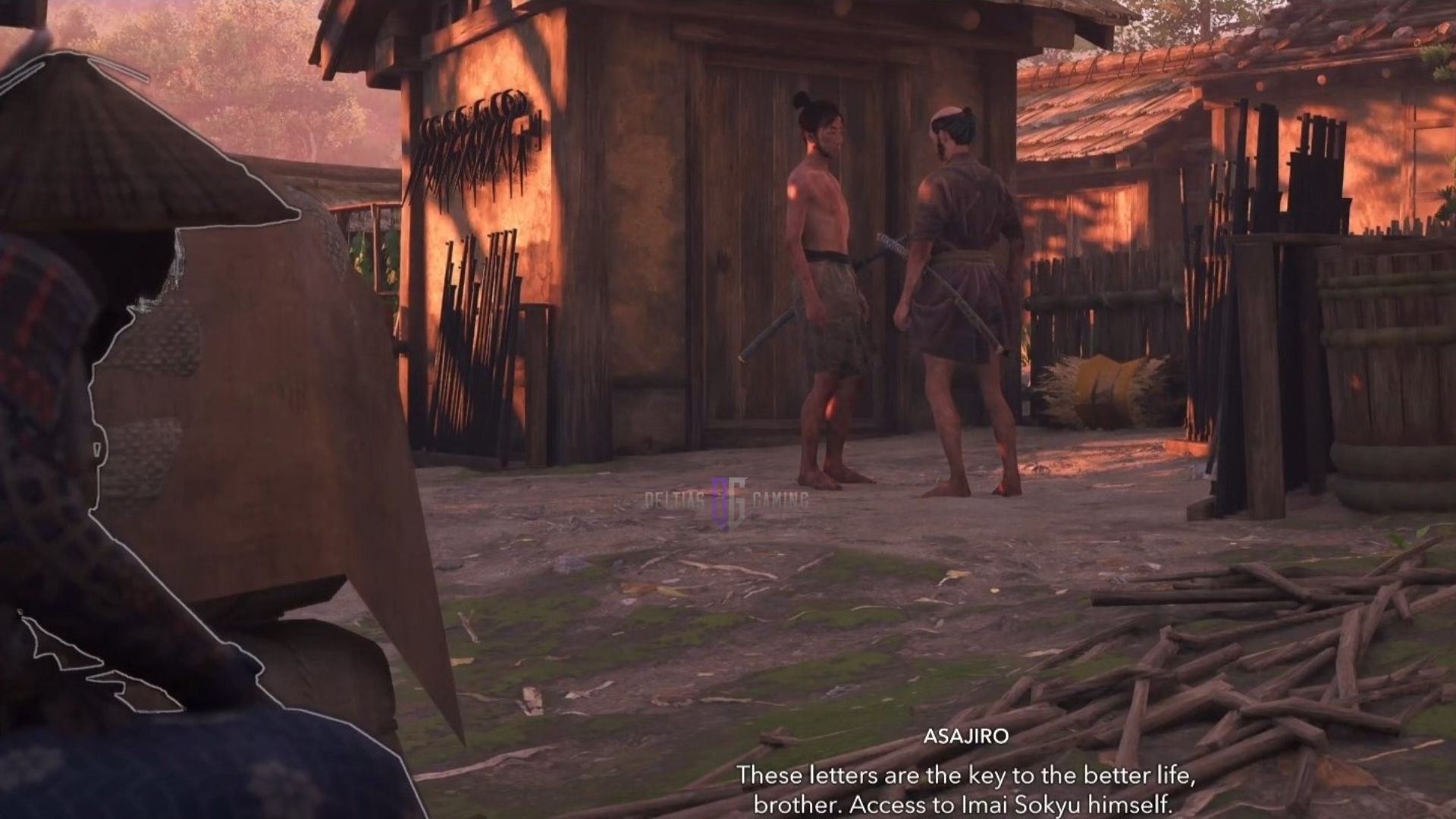 Eavesdrop on the gunsmiths (Image via Delitas Gaming/Ubisoft)
