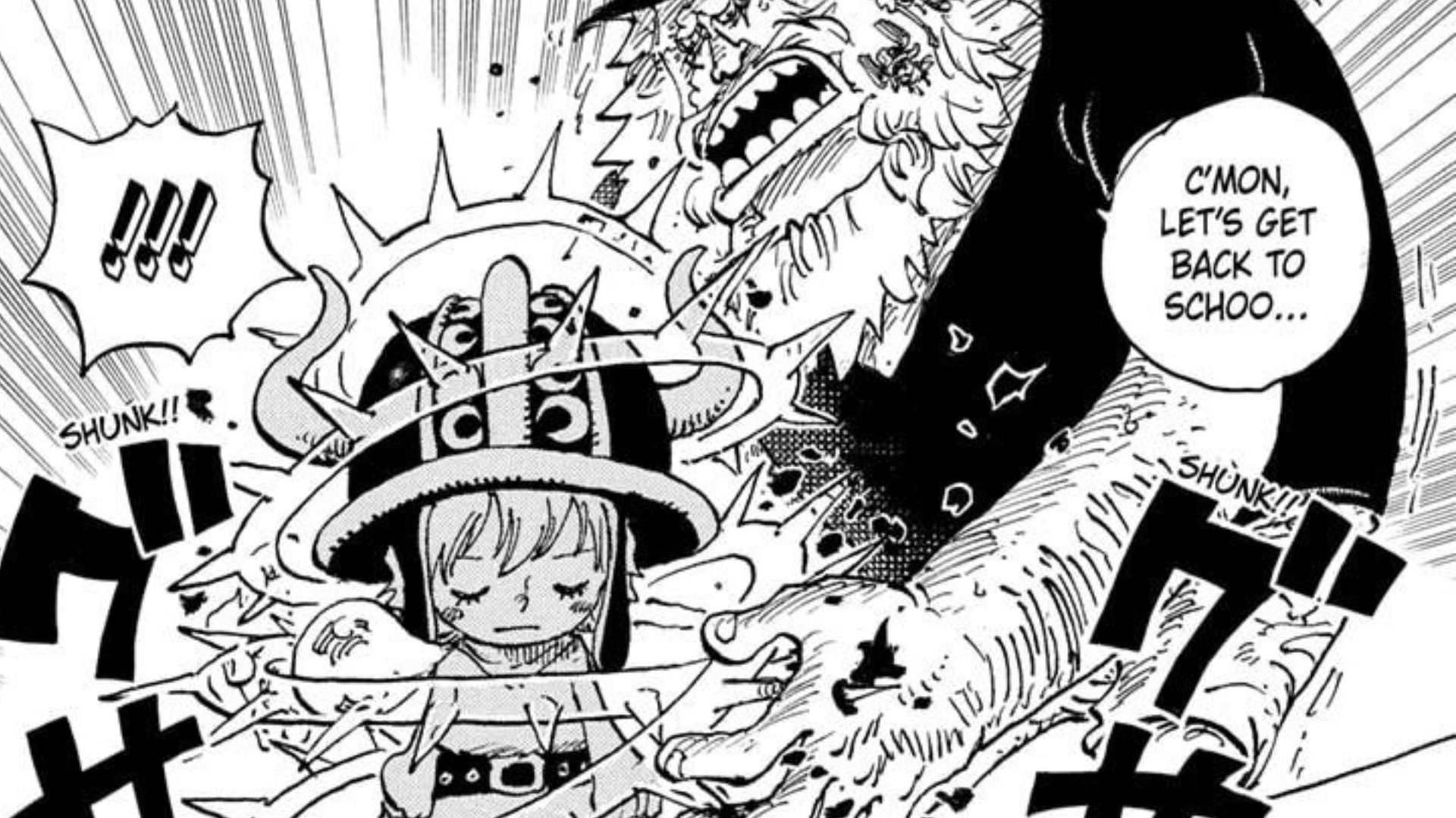 Saul gets hurt by Sommers' thorns as seen in the manga (Image via Shueisha)