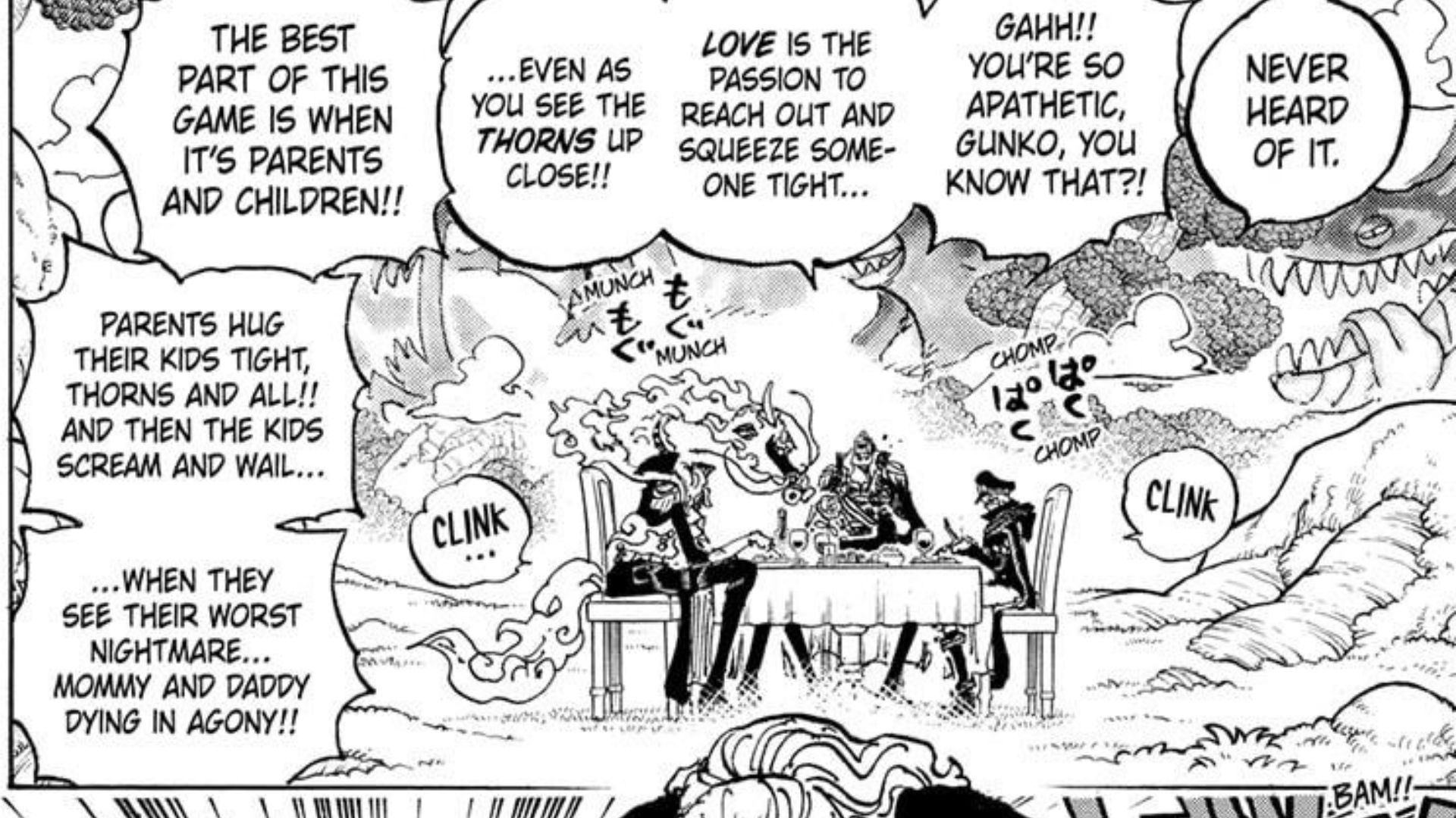 Sommers explains his view of love as seen in the manga (Image via Shueisha)