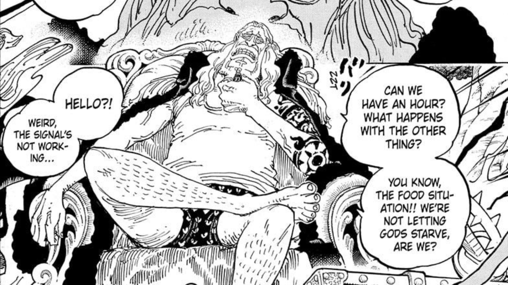 Sommers' first appearance as seen in the manga (Image via Shueisha)