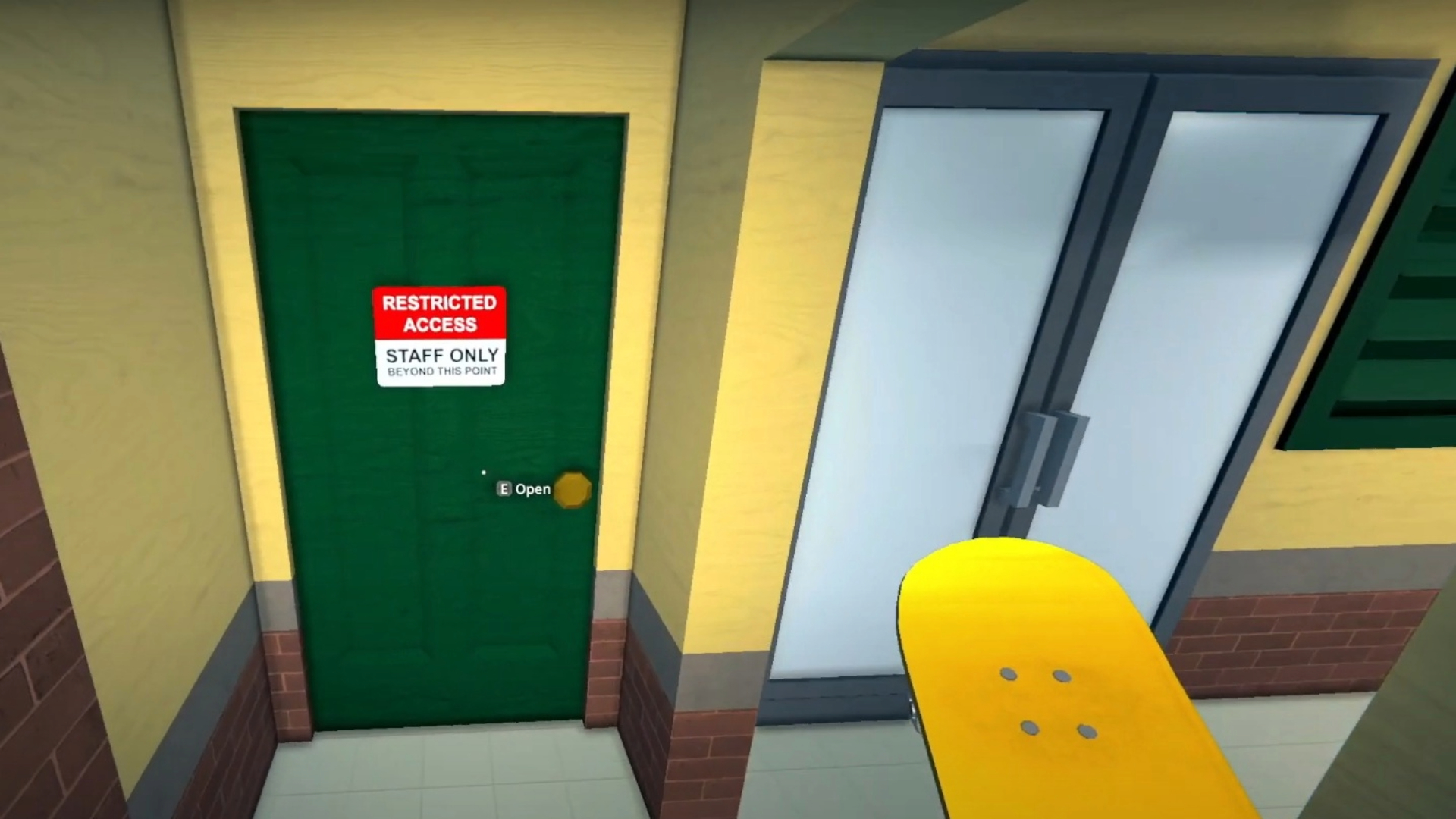 Staff Only door in Taco Ticklers