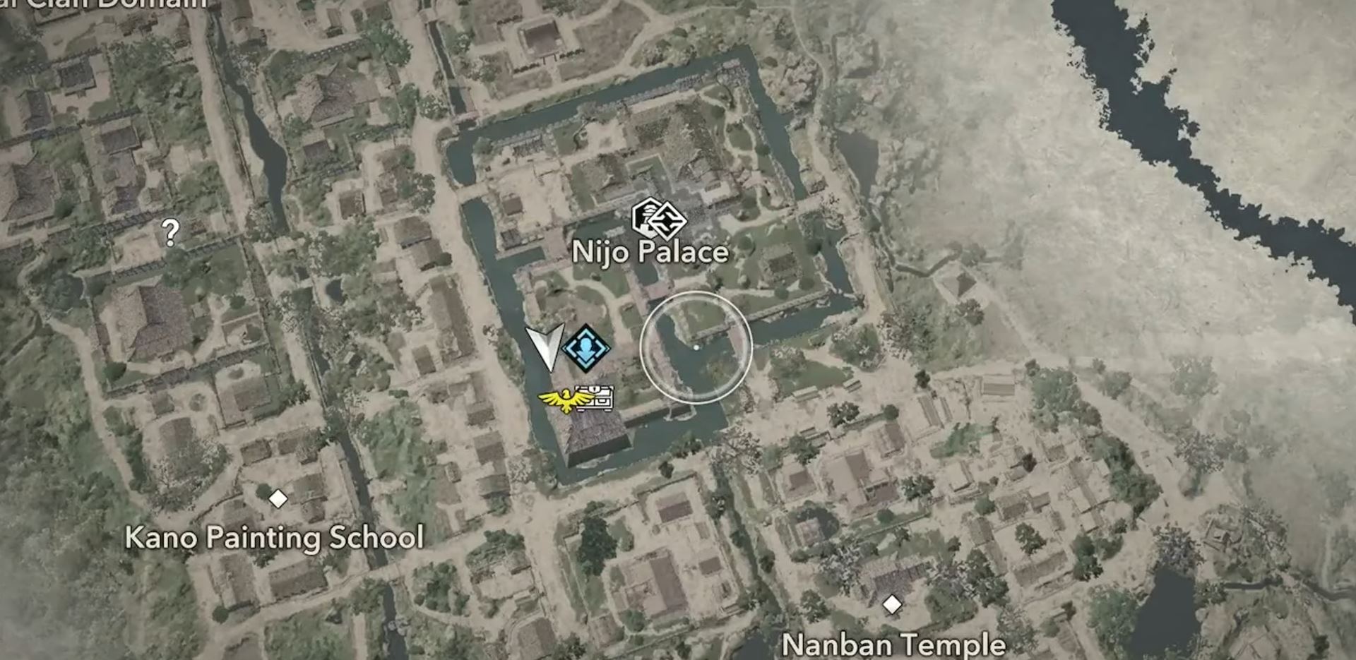 Location of Takahashi Shiro (Image via Ubisoft)