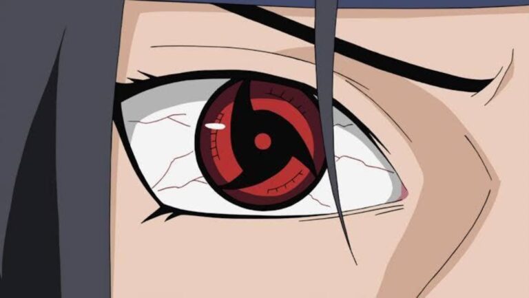 The Sharingan as seen in Naruto