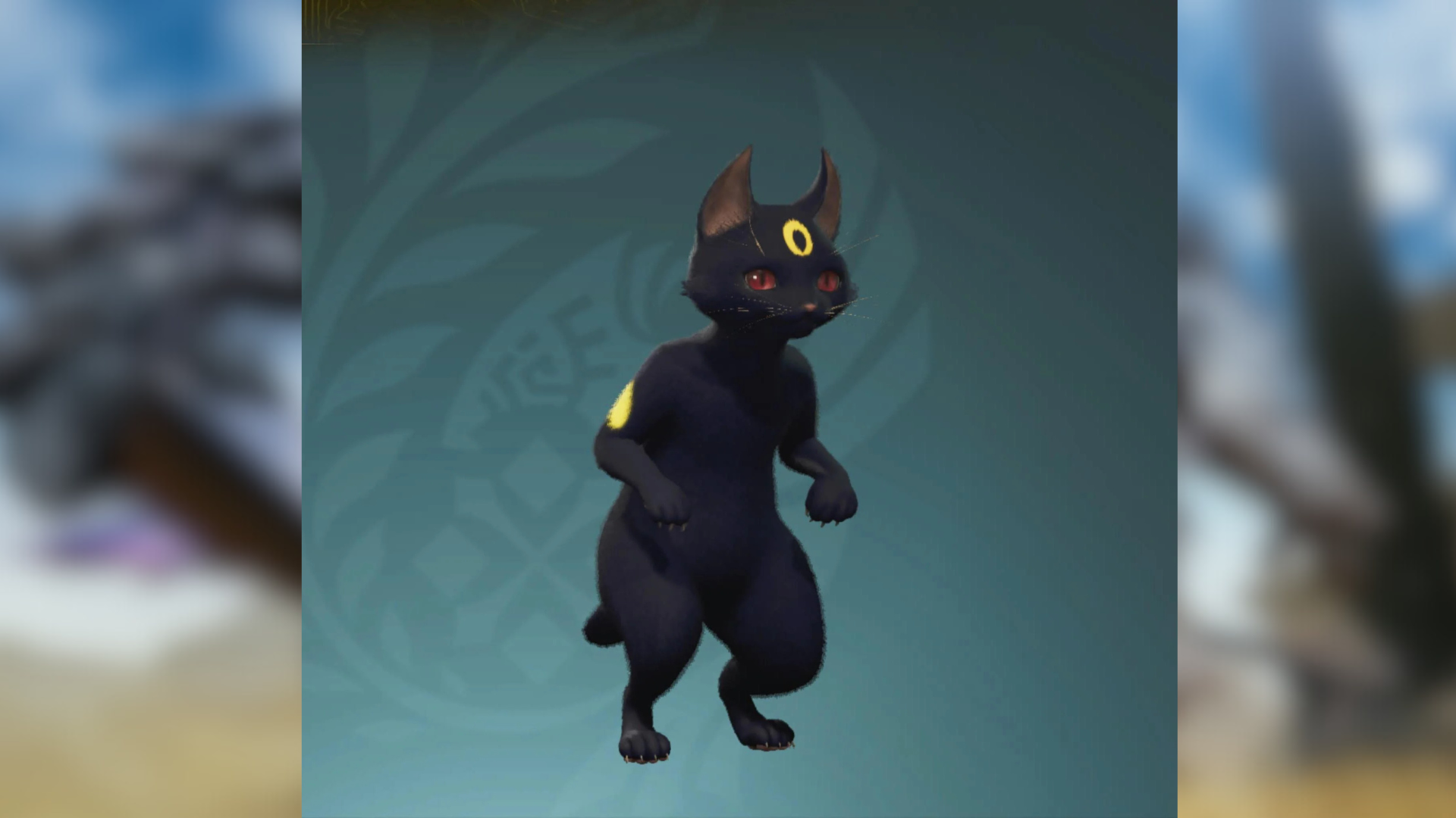 Umbreon look for Palico (Source: CAPCOM/Reddit@u/Carmelate)