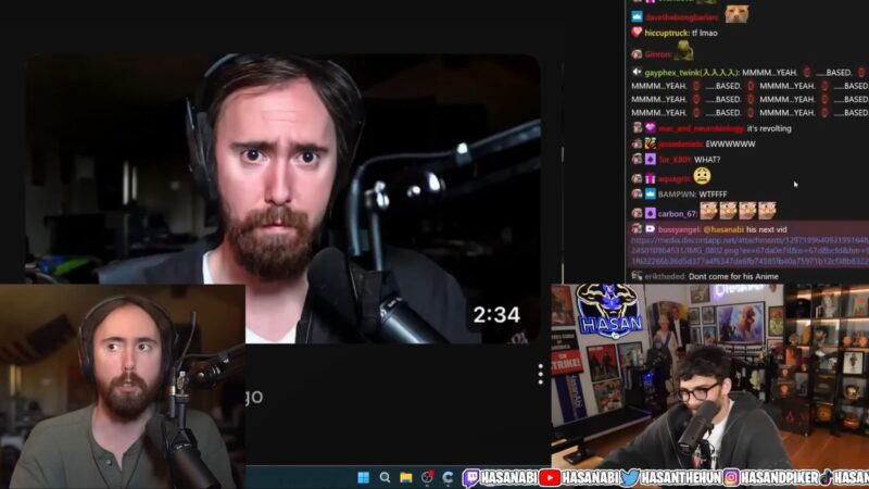 HasanAbi Alleges Asmongold Likes a Contentious “Loli Content Creator”