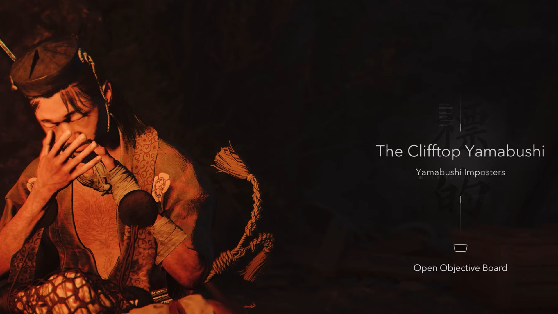 The Clifftop Yamabushi is found at the end of the Path of the Chosen