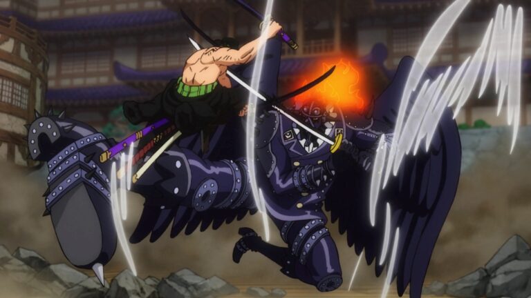 Zoro vs King in One Piece