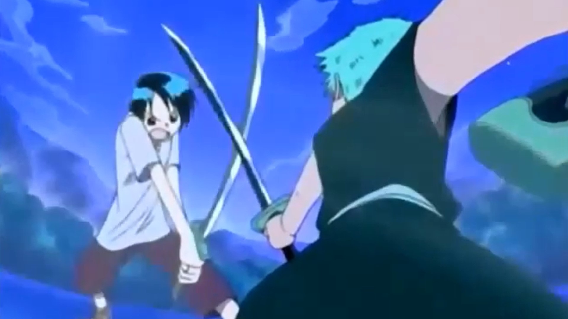 Zoro vs Kuina in One Piece