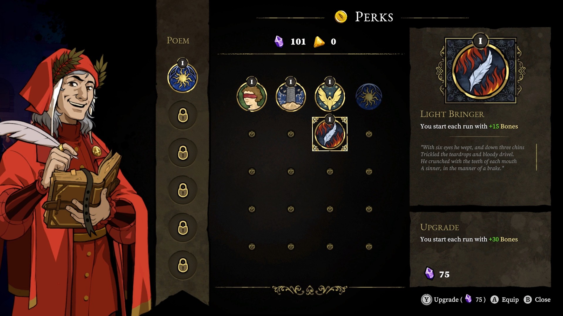 all perks in 33 immortals