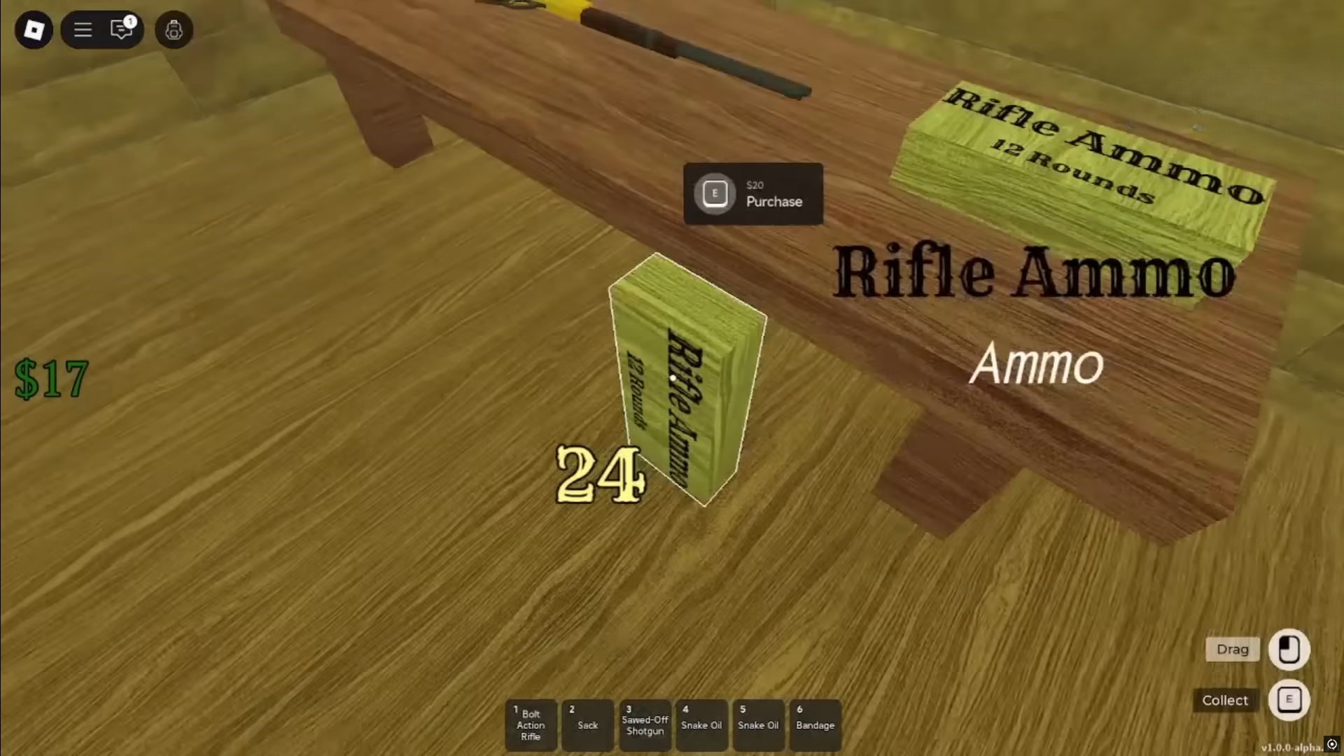 Rifle Ammo in Pony Express Challenge of Dead Rails Roblox (Image via Roblox Corporation)