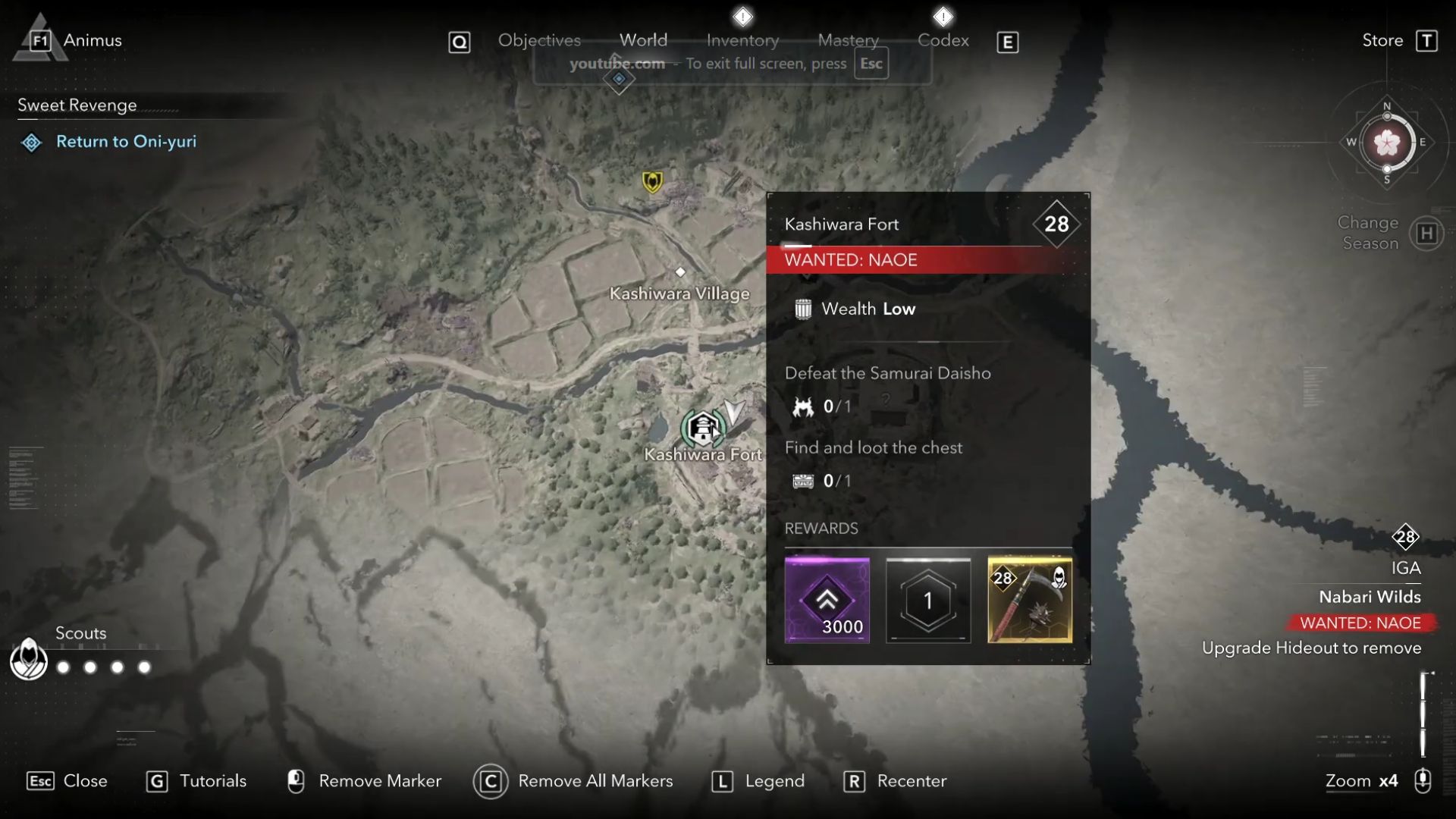Bloodletter location (Source: Ubisoft, ZaFrostPet on YouTube)