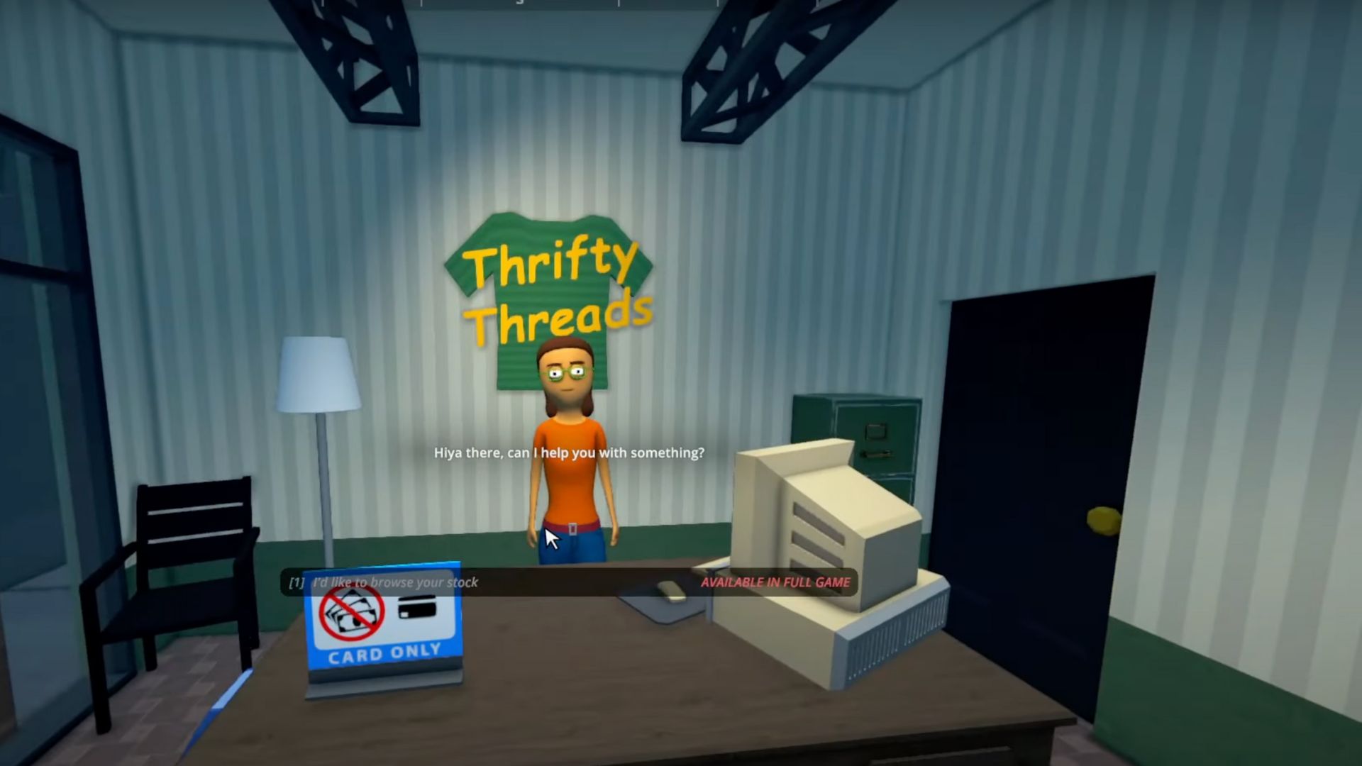 Have enough money before heading to Thrift Threads