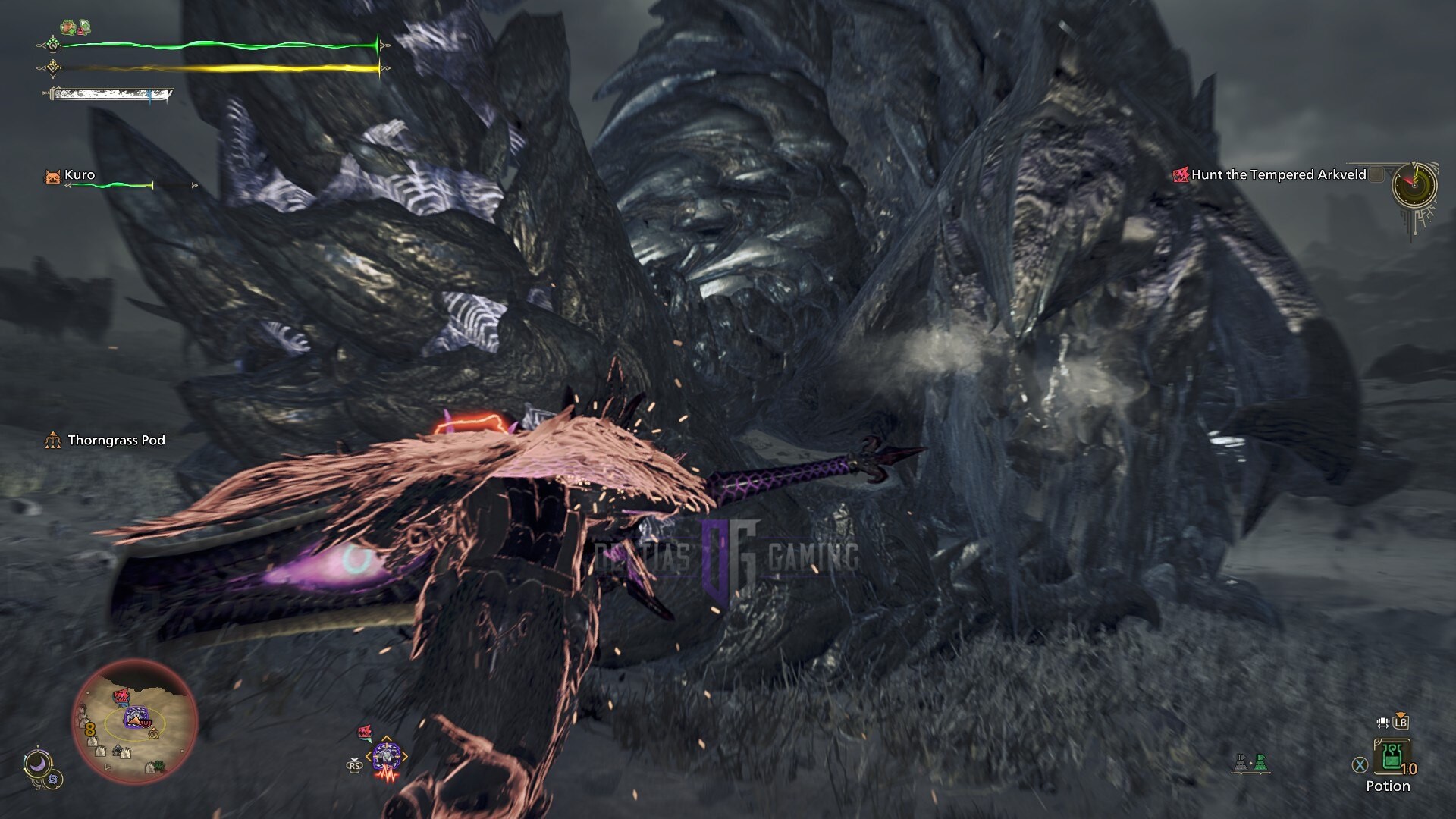 Power Clash using the Great Sword (Image via Capcom)