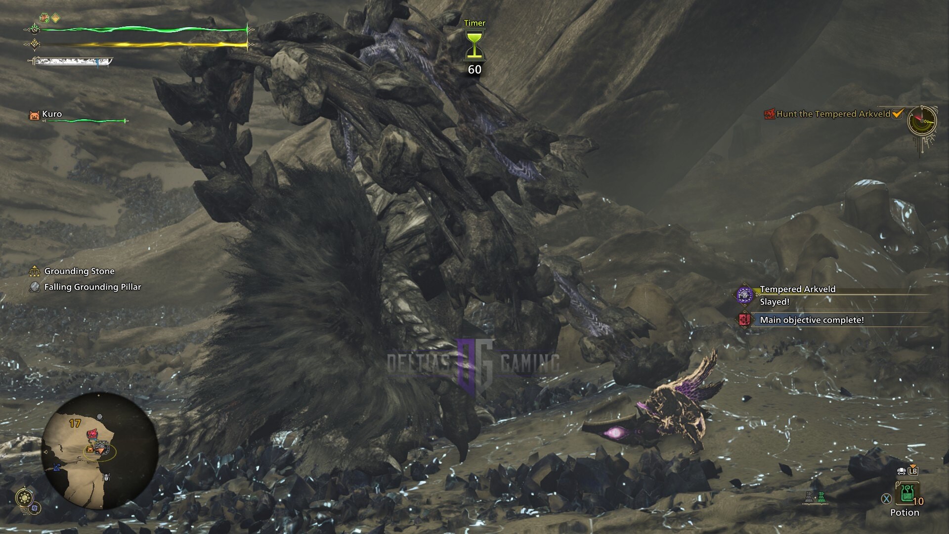 Tempered Arkveld in Monster Hunter Wilds (Image via Capcom)