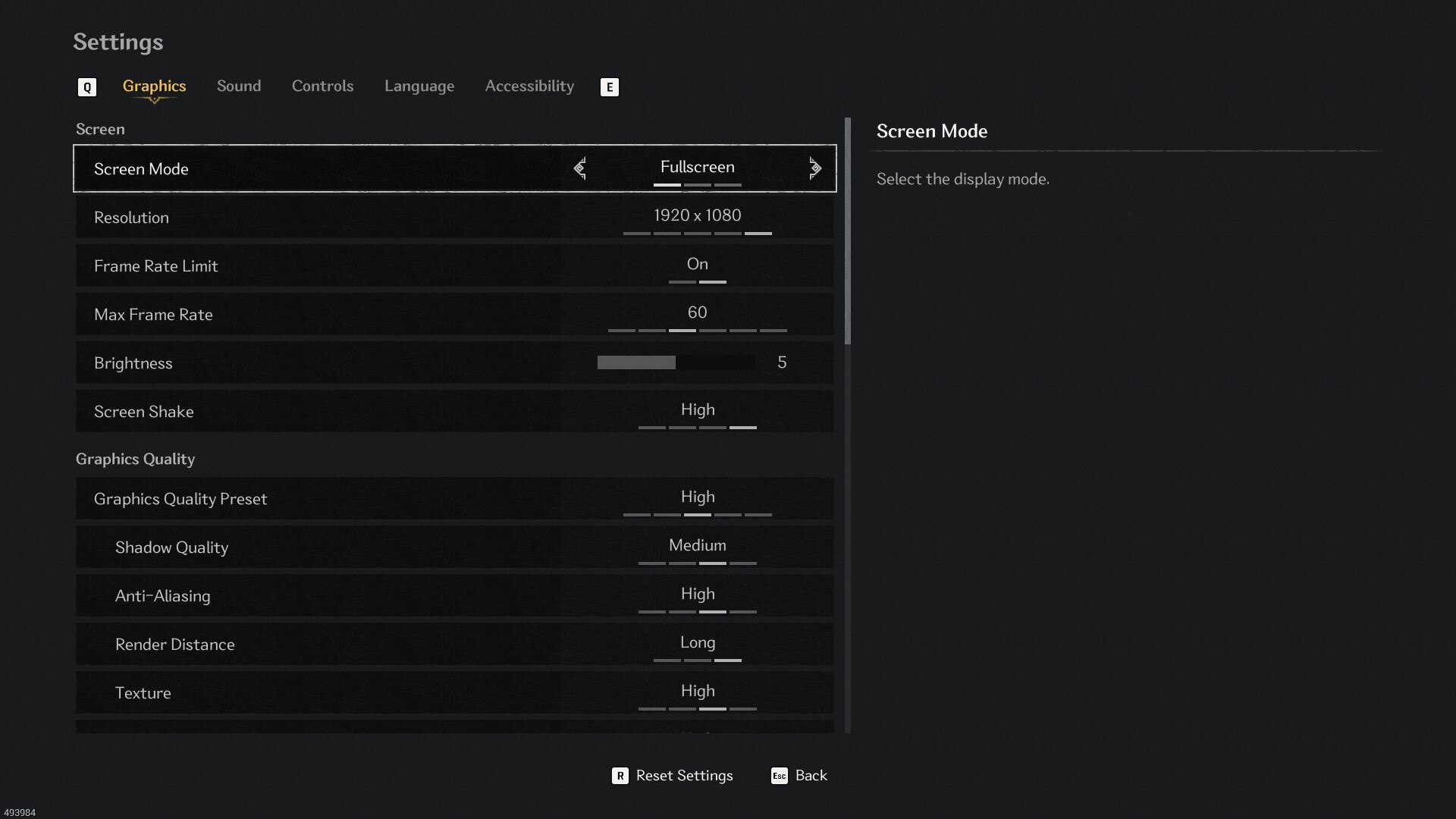 You can limit the game's frame rate using the Graphics settings (Image via Nexon)