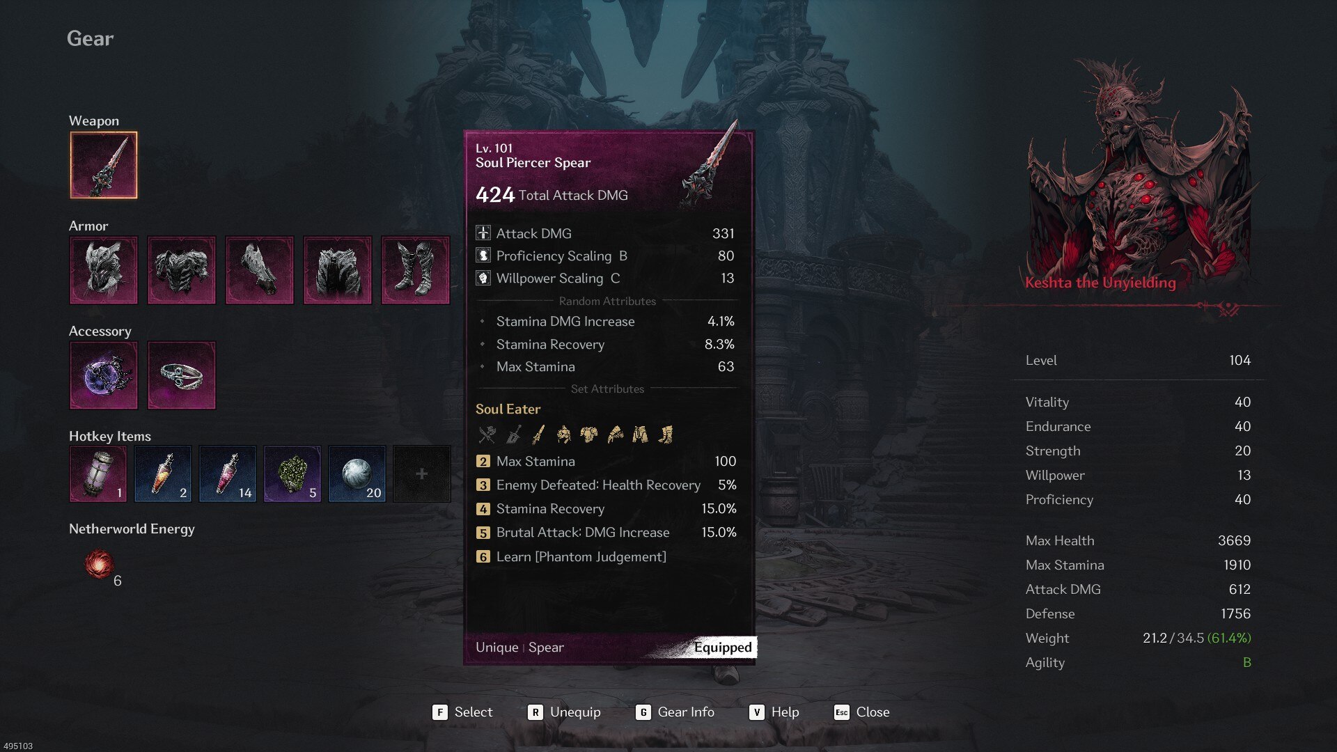 Soul Eater's set (Image via Nexon)
