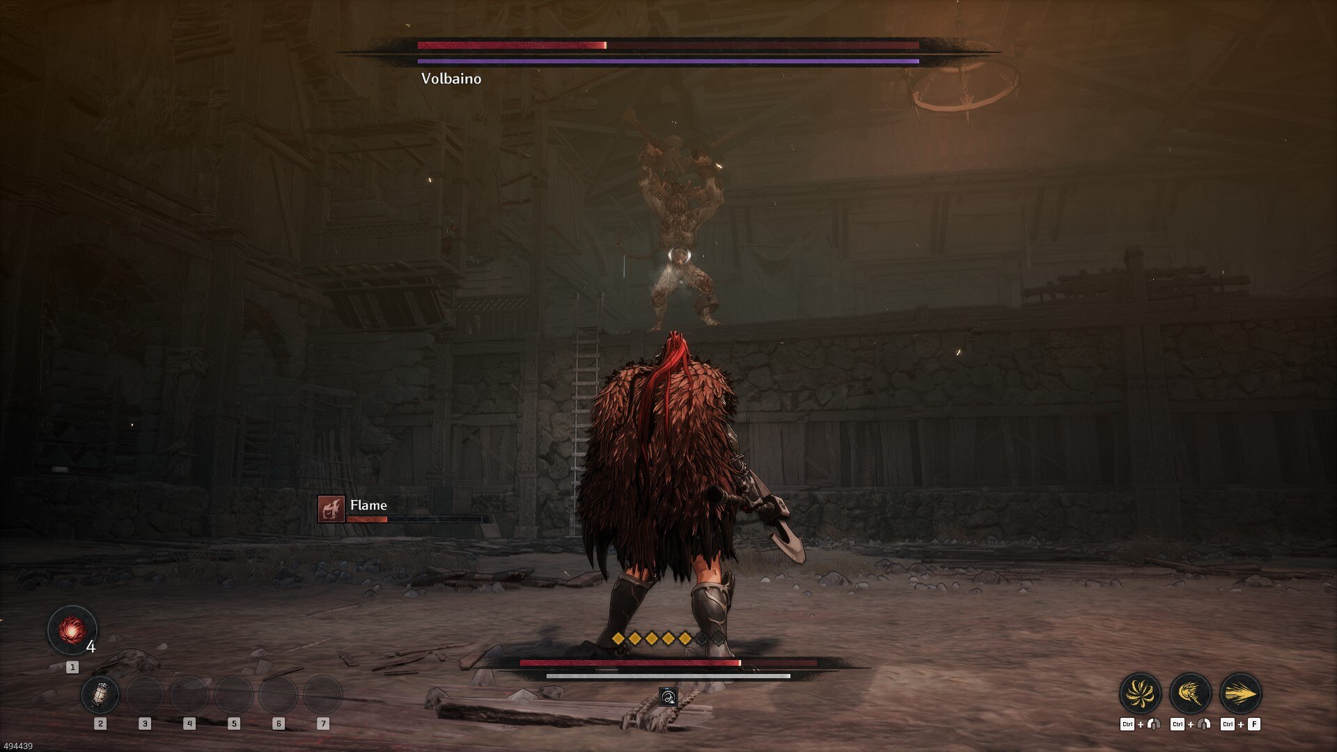 Parrying works incredibly well against the Volbaino (Image via Nexon)