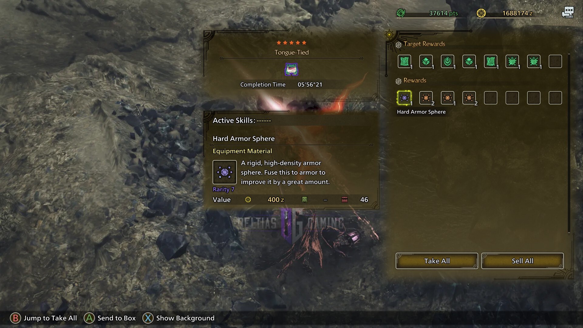 Rewards for completing the Tongue-Tied quest