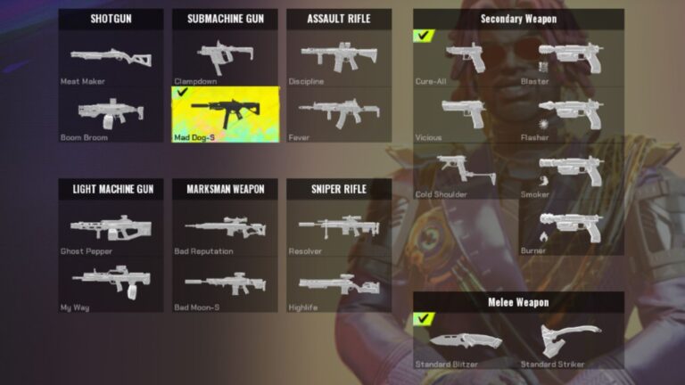 All Weapons in FragPunk (Source: Bad Guitar Studios)