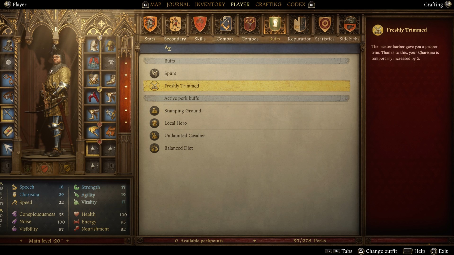 freshly trimmed buff in kingdom come deliverance 2