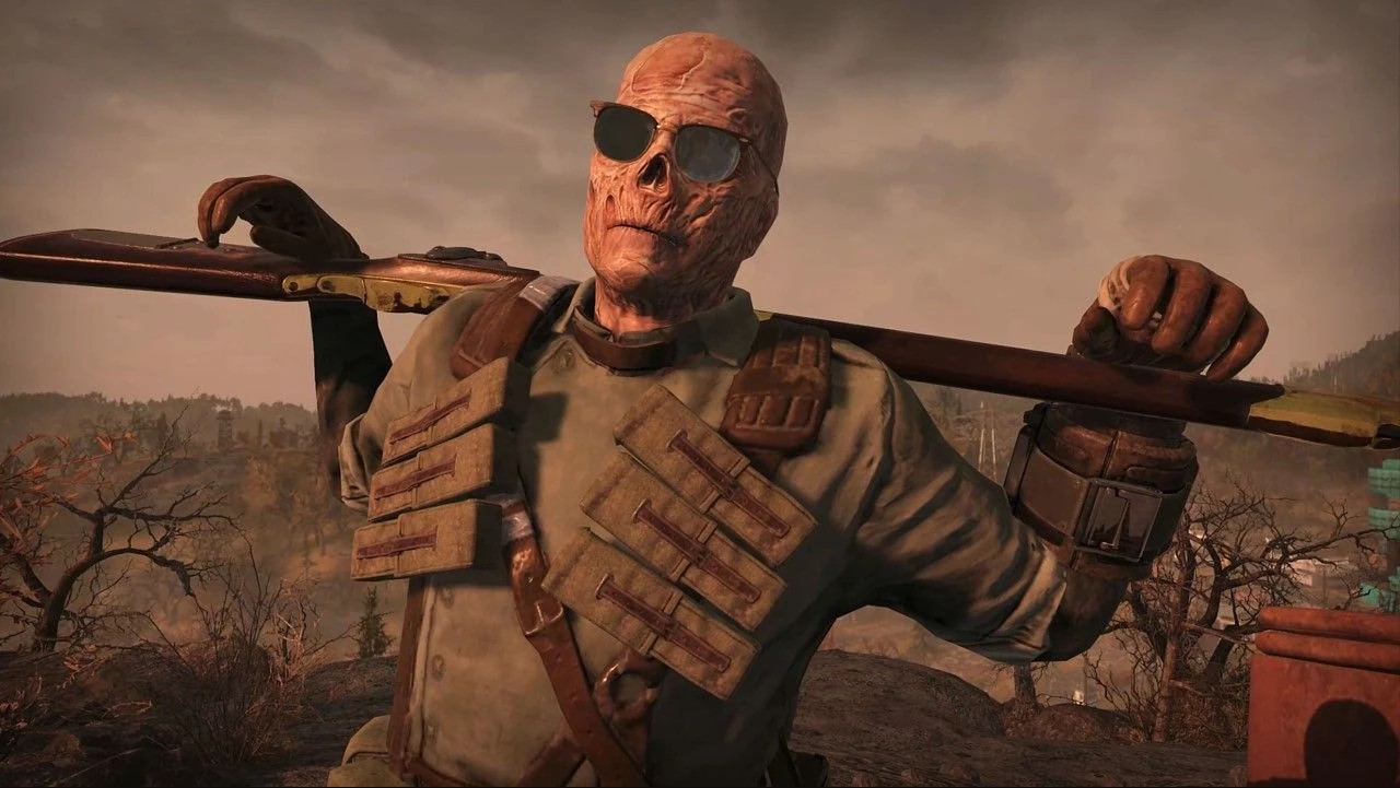 Fallout 76: Best Gunslinger Ghoul Build