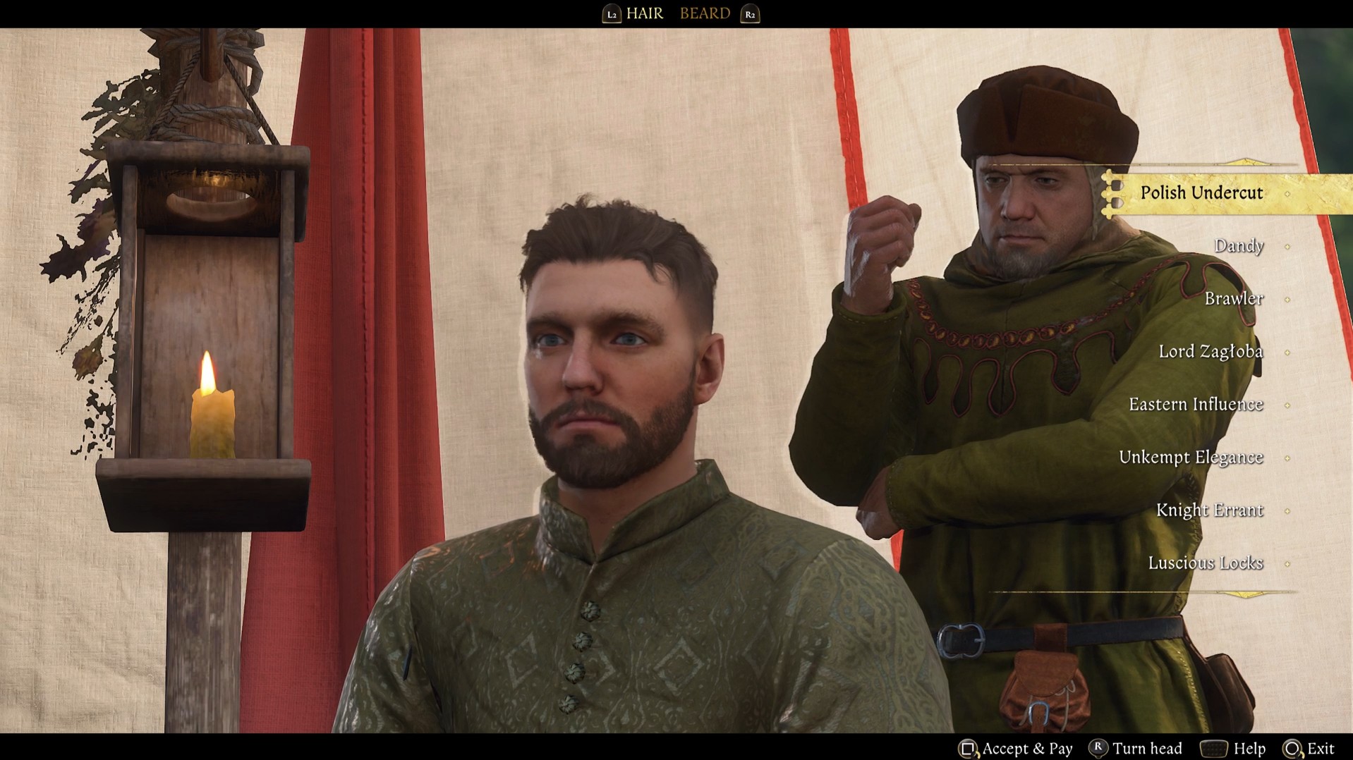 how to get a haircut and beard in kingdom come deliverance 2