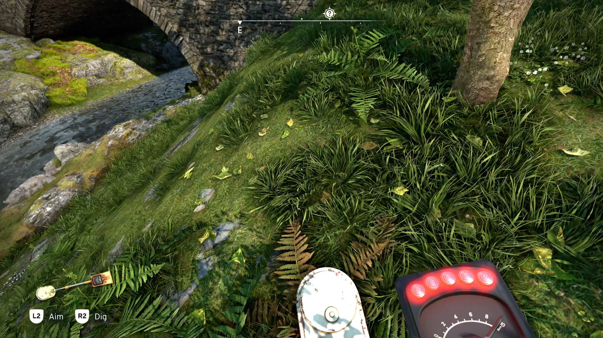 how to use the metal detector in atomfall