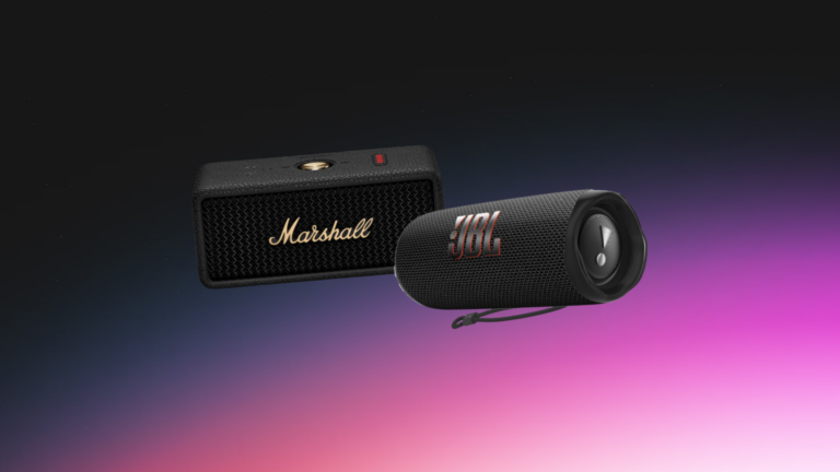 Top 5 Wireless Speakers in 2025 (Image via: Marshall, JBL)