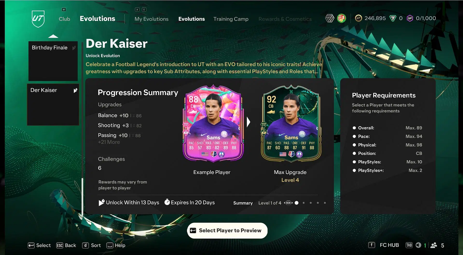 Der Kaiser Evolution