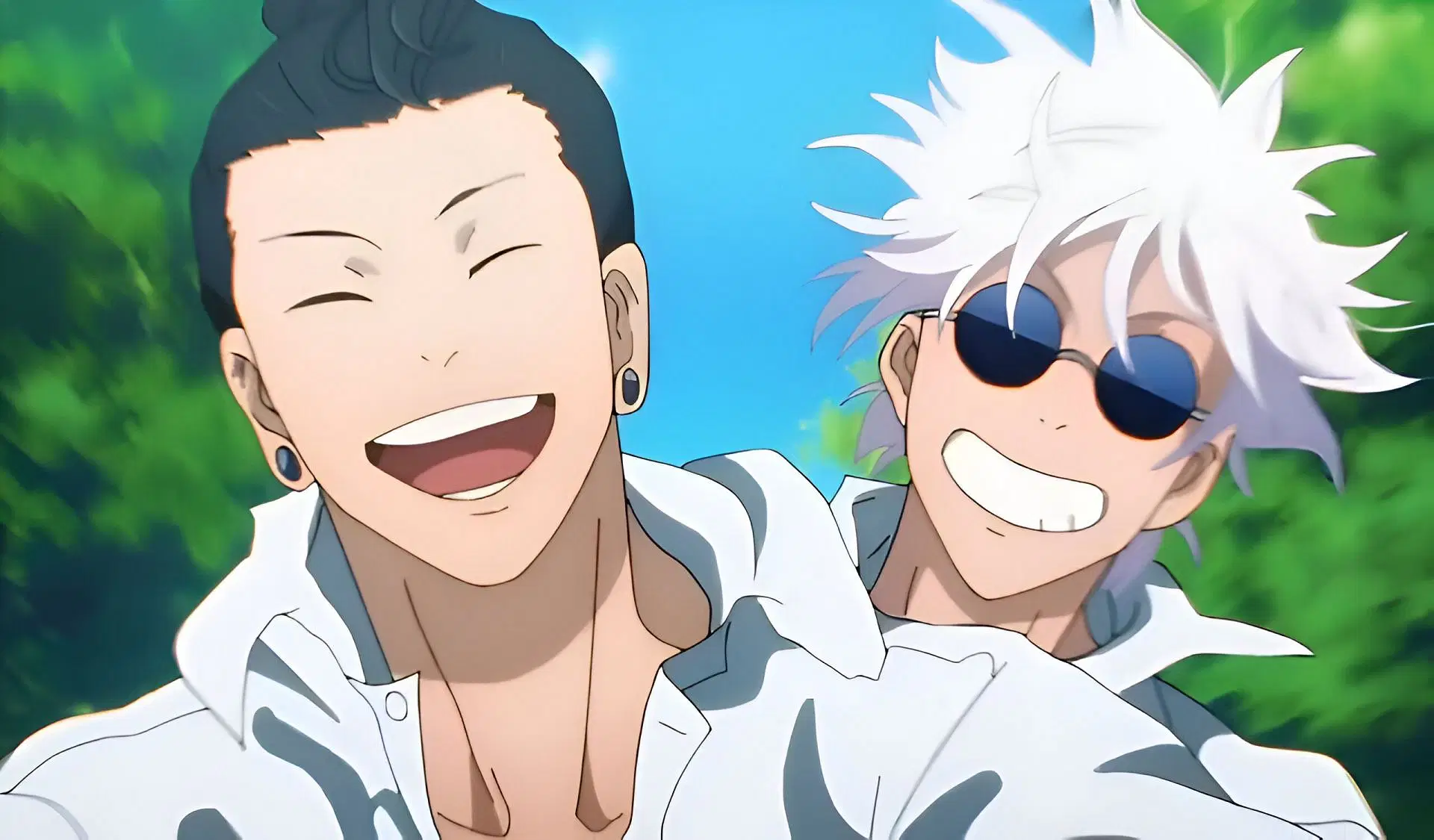 Gojo and Geto in Jujutsu Kaisen